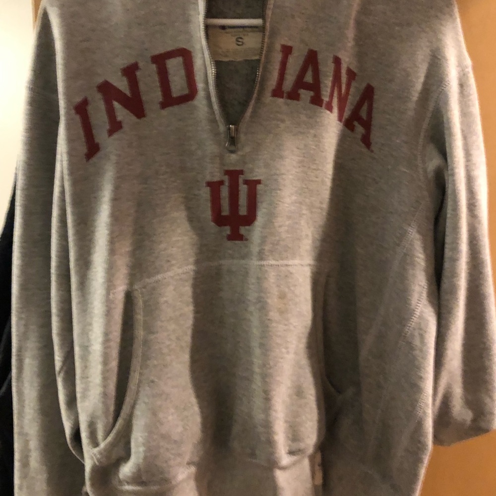 Indiana university grey sweatshirt hoodie size S